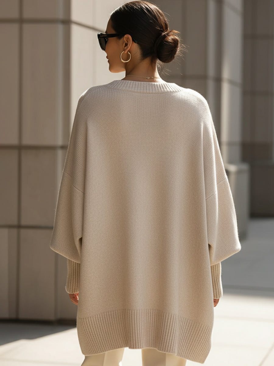 Sophia - Women's Elegant Oversized Sweater