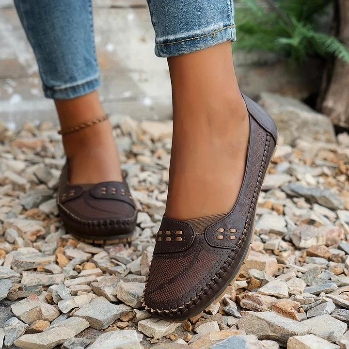 Natalie - Women's Stylish Orthopedic Comfortable Slip-On-Shoes