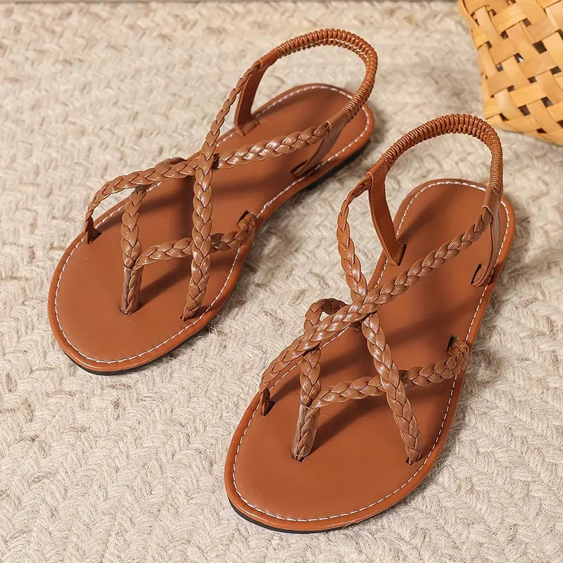 Joanna - Women's Spring Geflochtene Flache Sandals