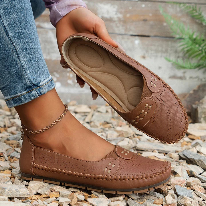 Natalie - Women's Stylish Orthopedic Comfortable Slip-On-Shoes