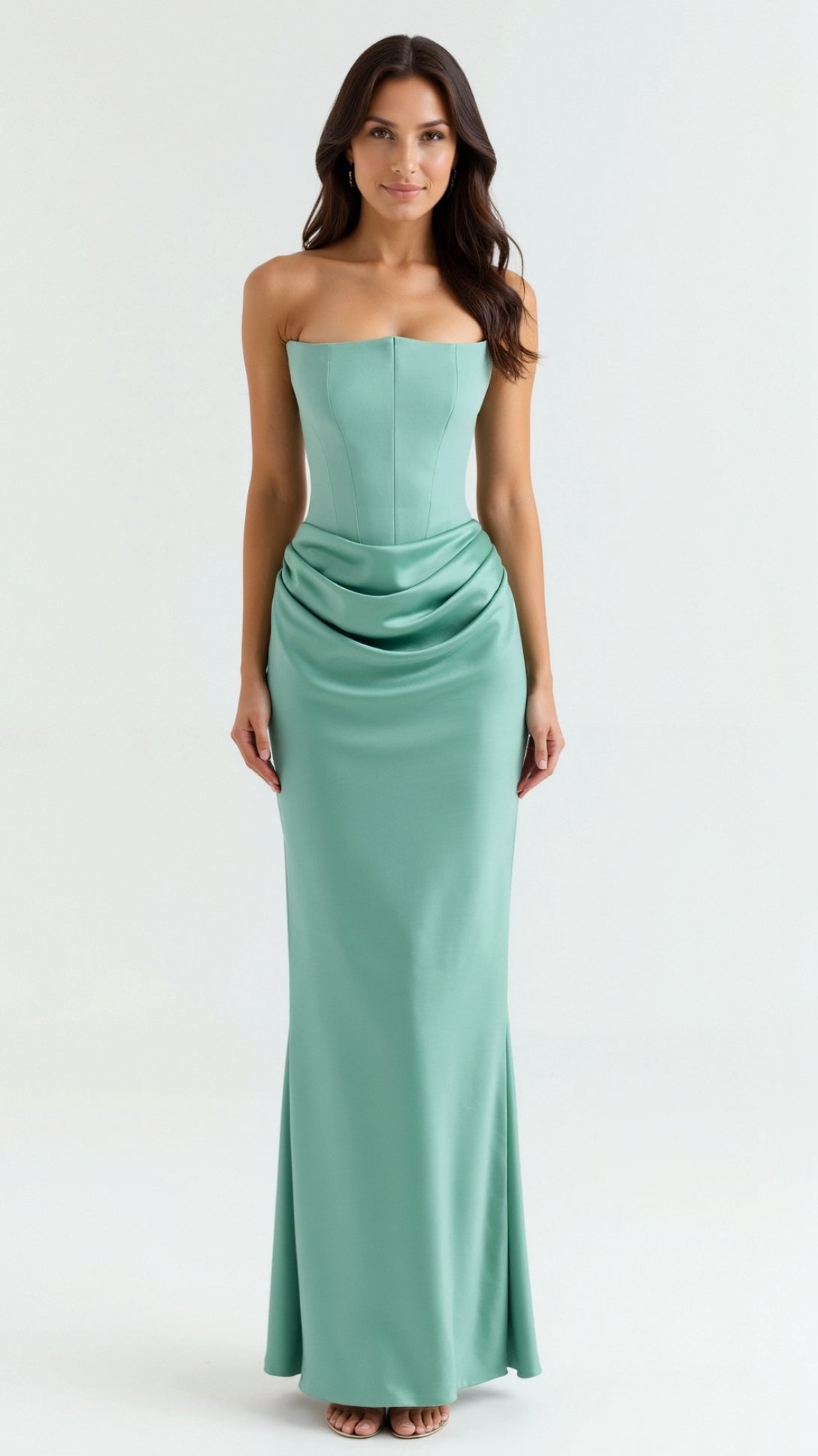 Valerie - Women's Wedding Guest Column Maxi Dress