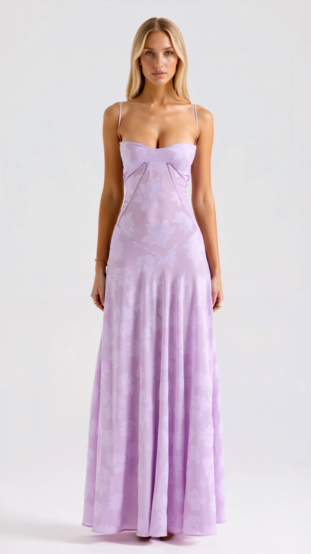 Alison - Women's Wedding Guest Slip Maxi Dress