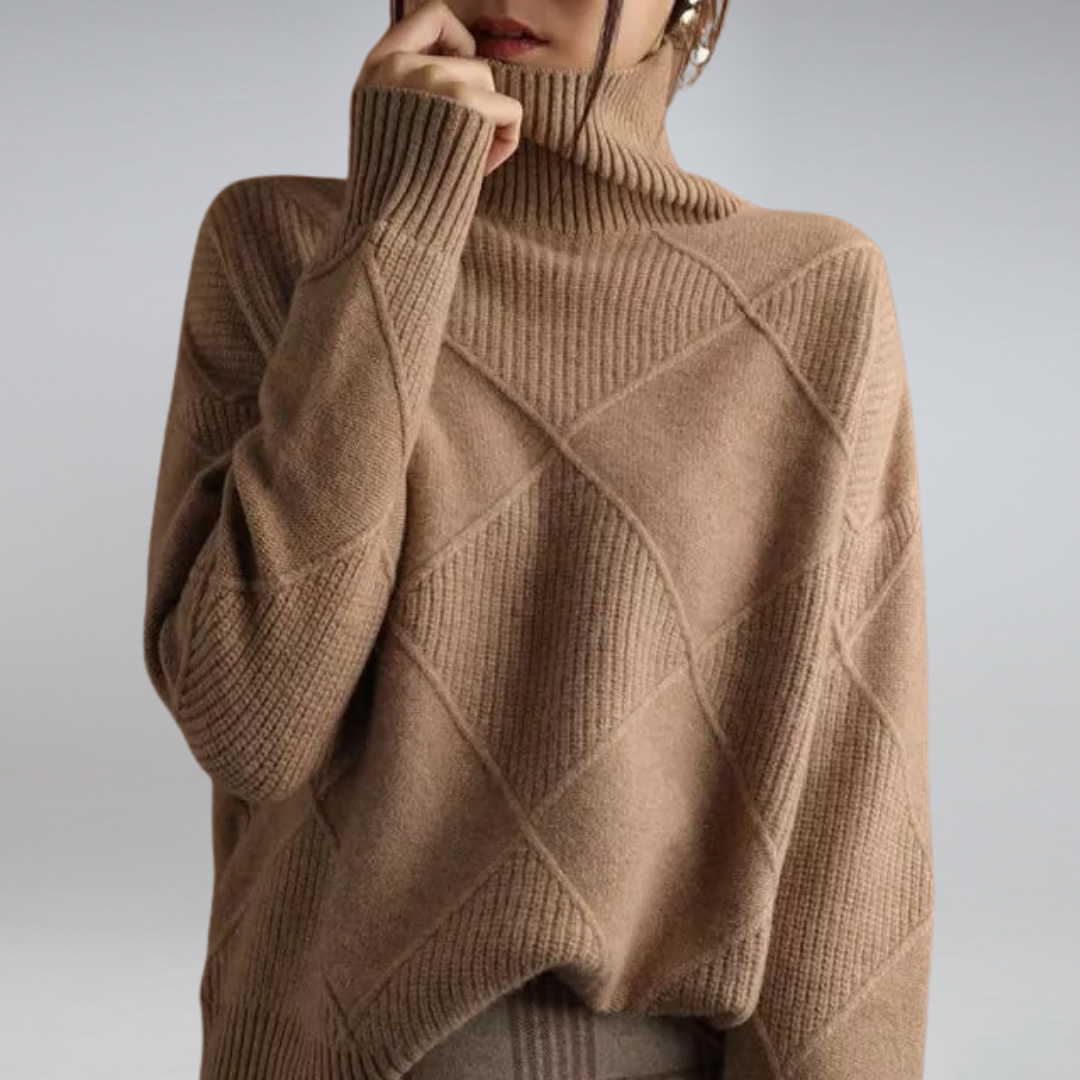 Margaret - Women's Spring Turtleneck Sweater