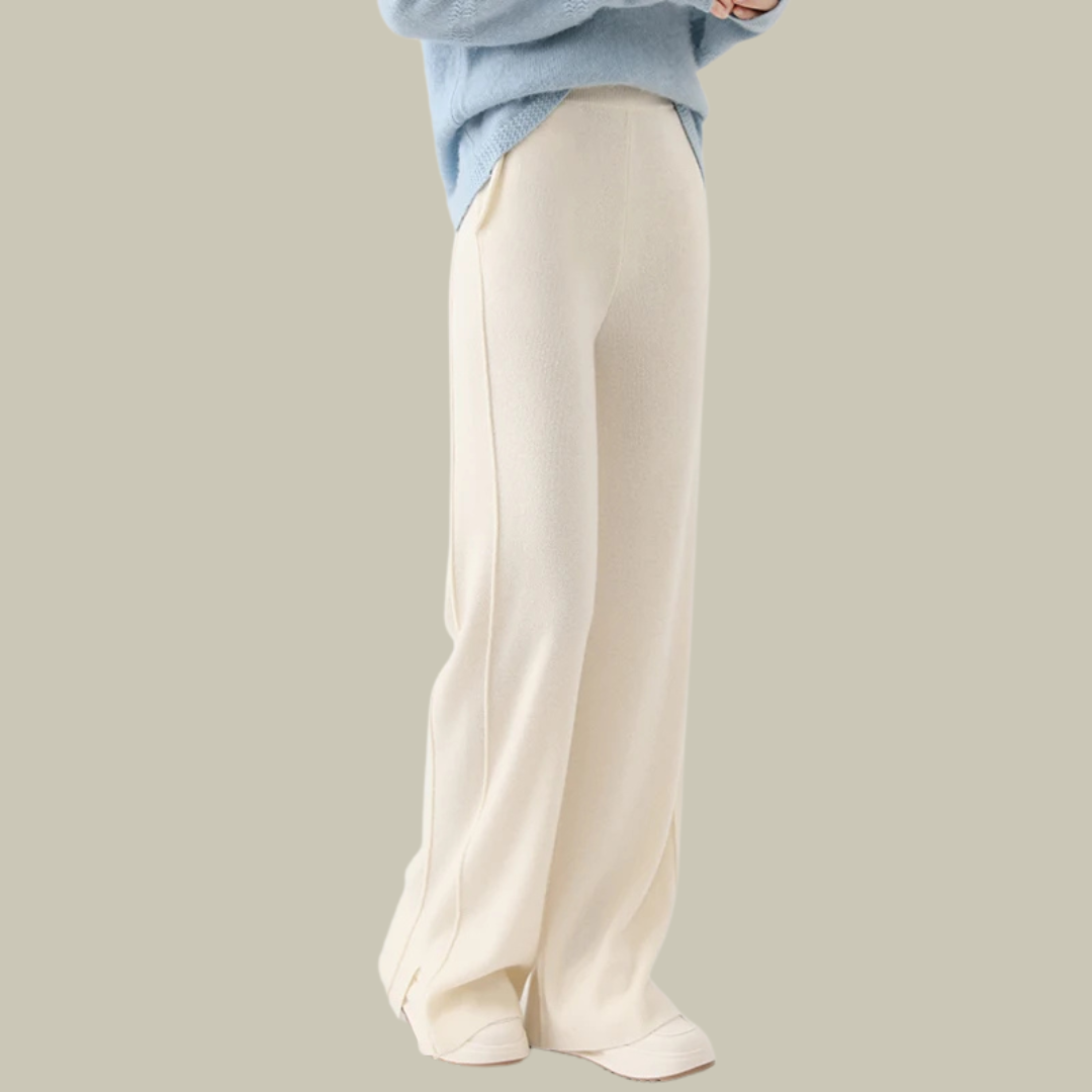 Freya - Relaxed Geschnittene Strickhose for Women's