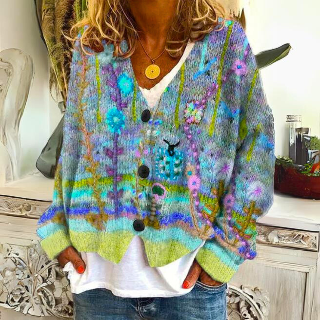 Avery - Kuscheliger farbenfroher Sweater