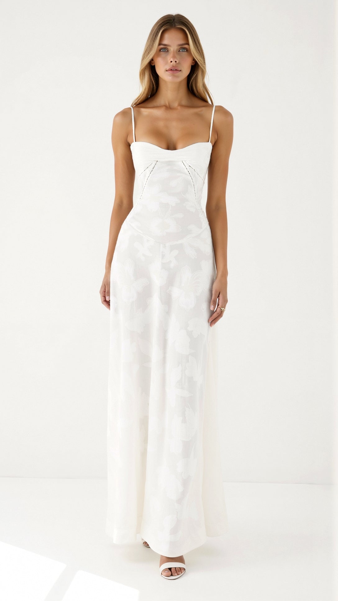 Alison - Women's Wedding Guest Slip Maxi Dress