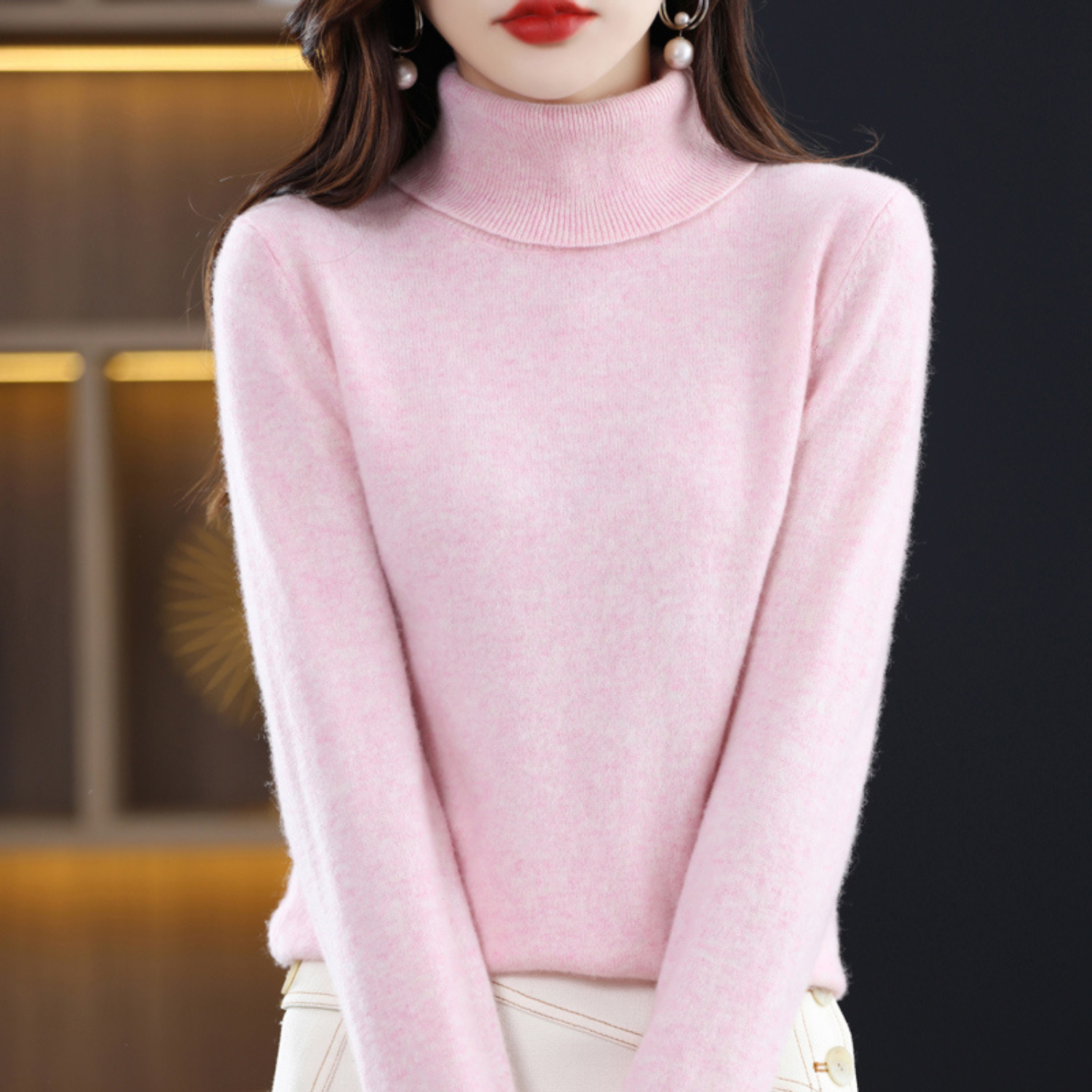 Blake - Women's Spring Classic Turtleneck Sweater