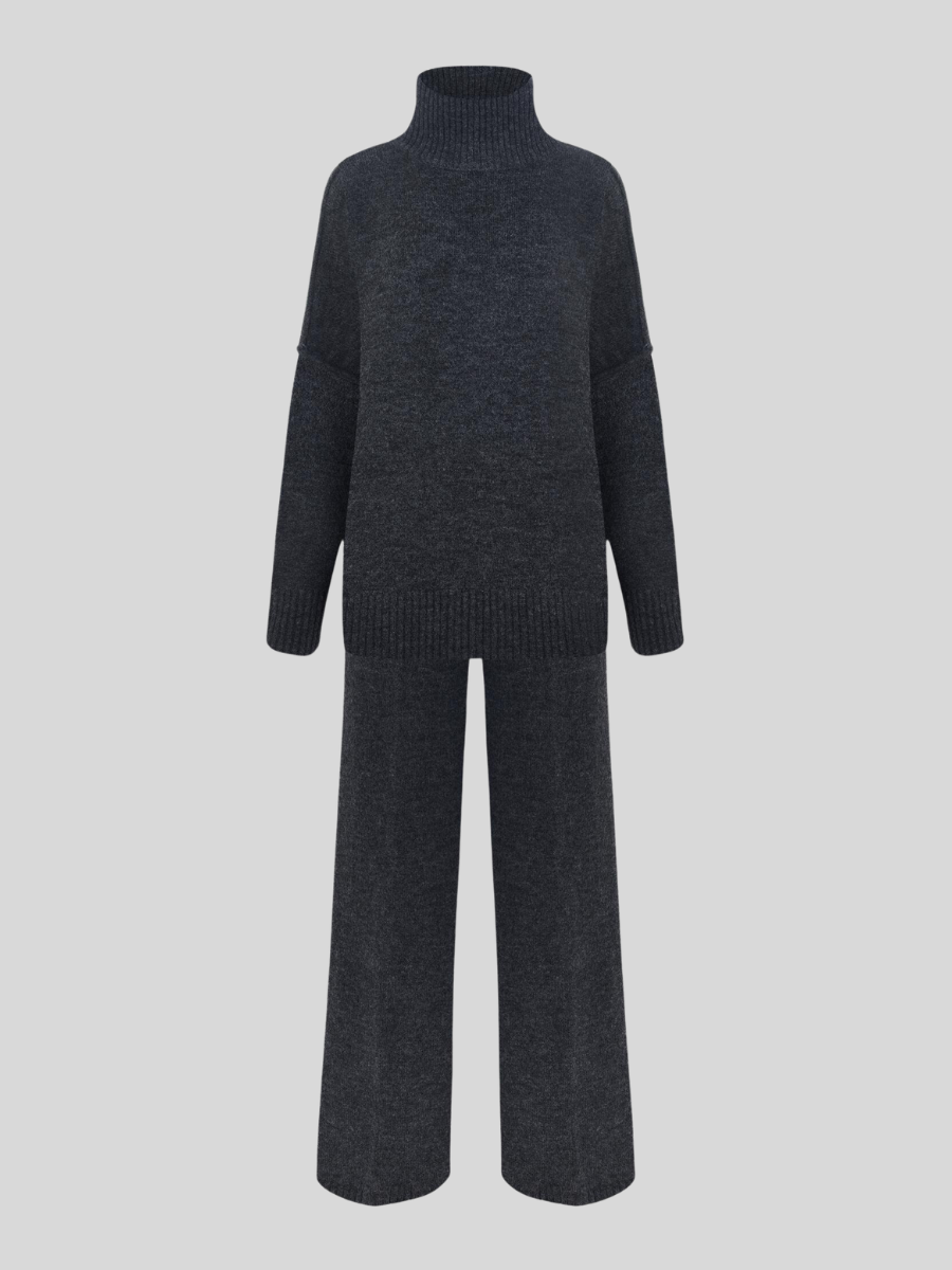 Eva - Women's Cosy Oversize Knit Sweater Lounge-Set
