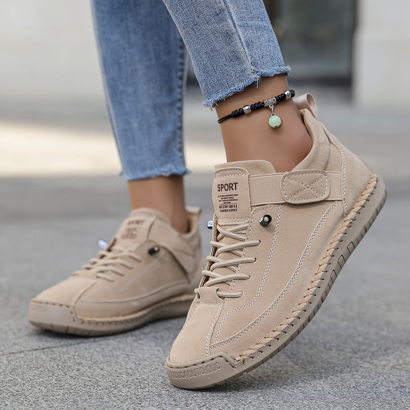 Amelia - Women's Casual Lace-Up Platform-Sneaker