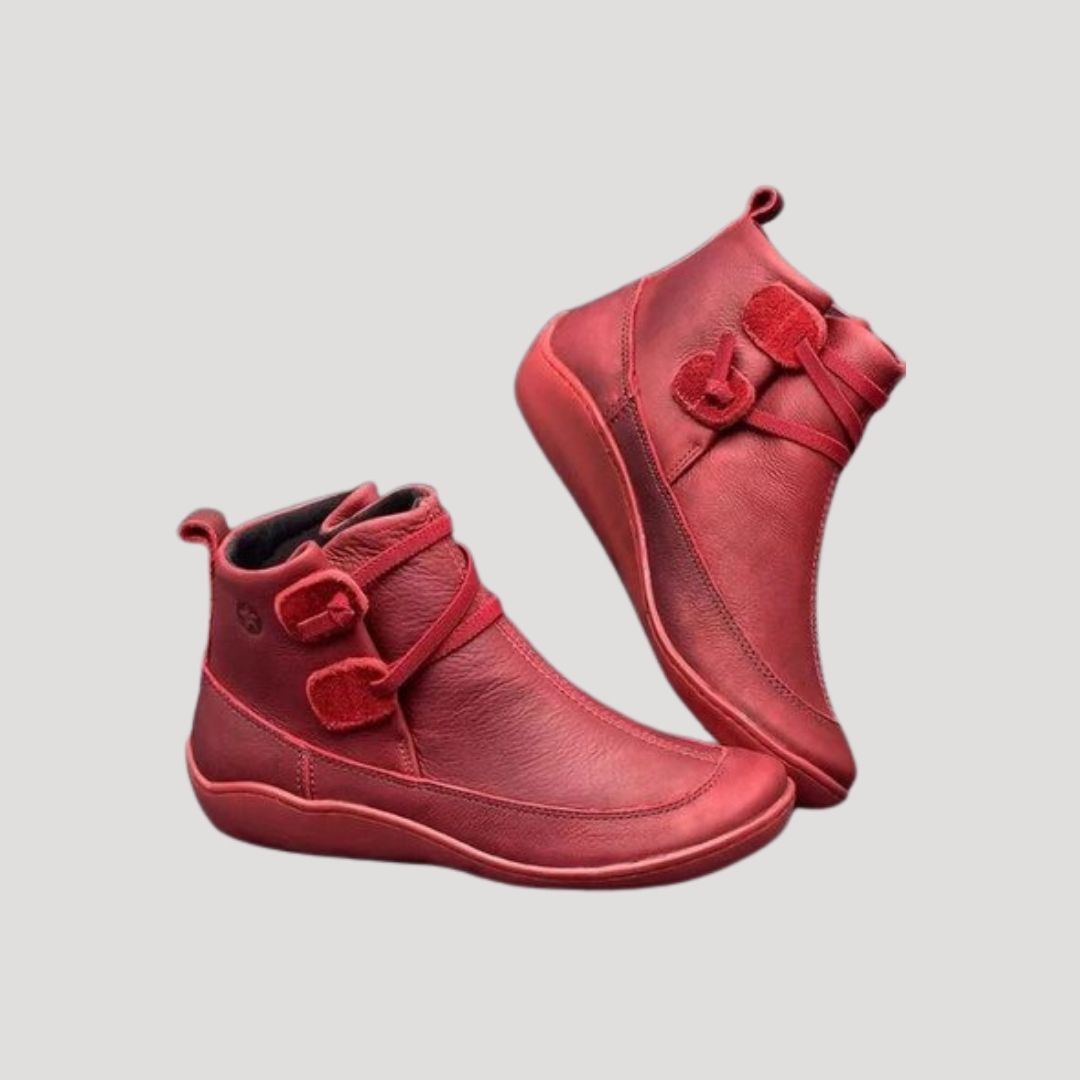 Victoria - Women's Spring Casual Ankle Strap Boots