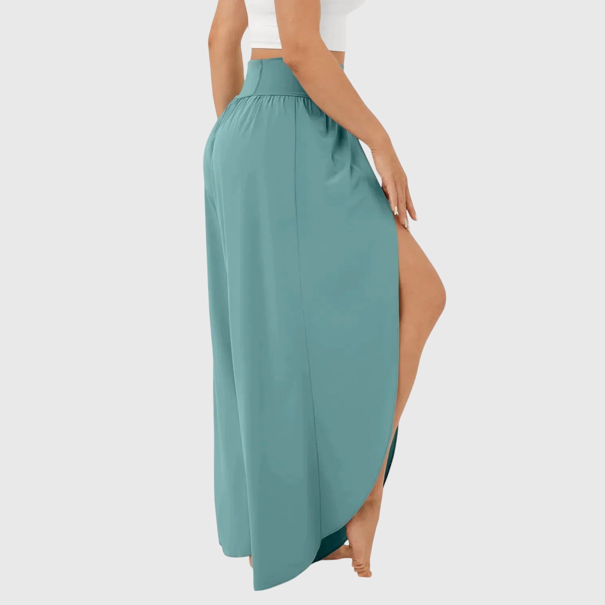 Pamela - Women's Wide geschnittene Boho-Trousers with Schlitzdesign
