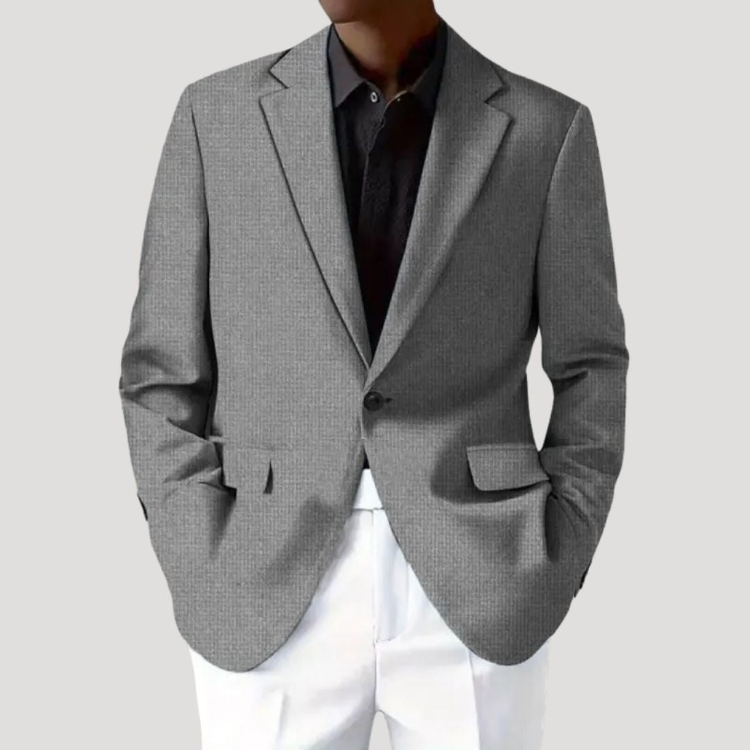 Grant - Men's Textured Tailored Casual Blazer