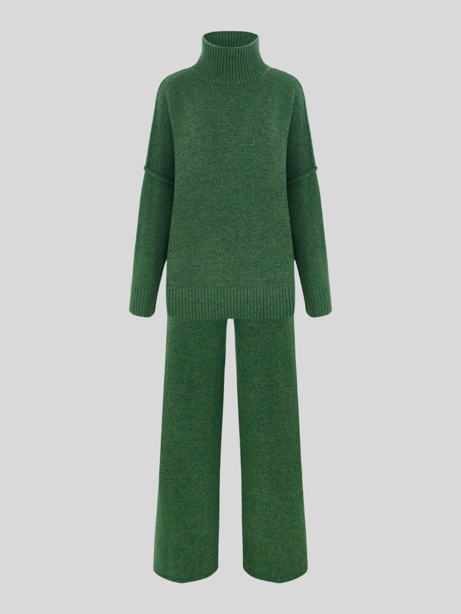 Eva - Women's Cosy Oversize Knit Sweater Lounge-Set