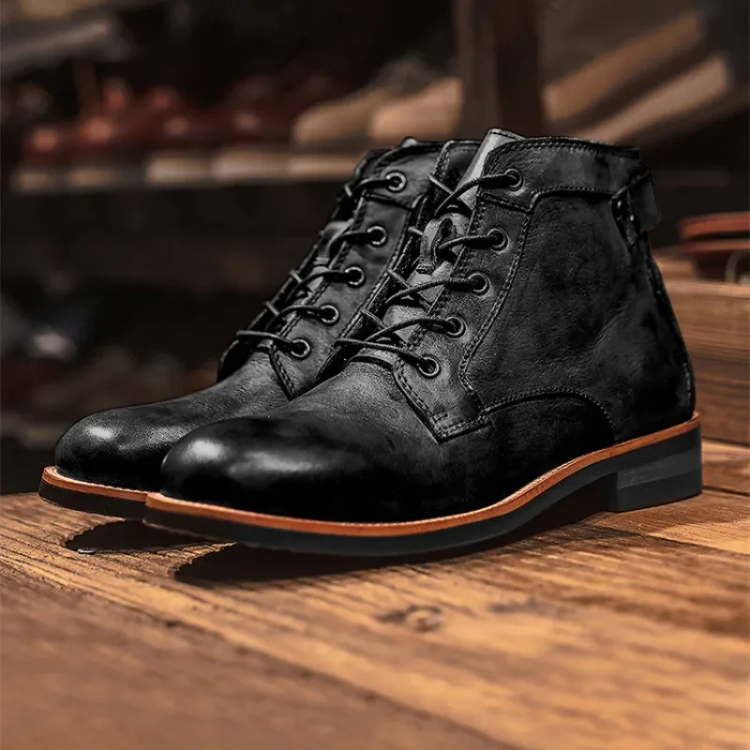 Ethan - Men's Casual Lace-Up Ankle Boots bis zum Ankle