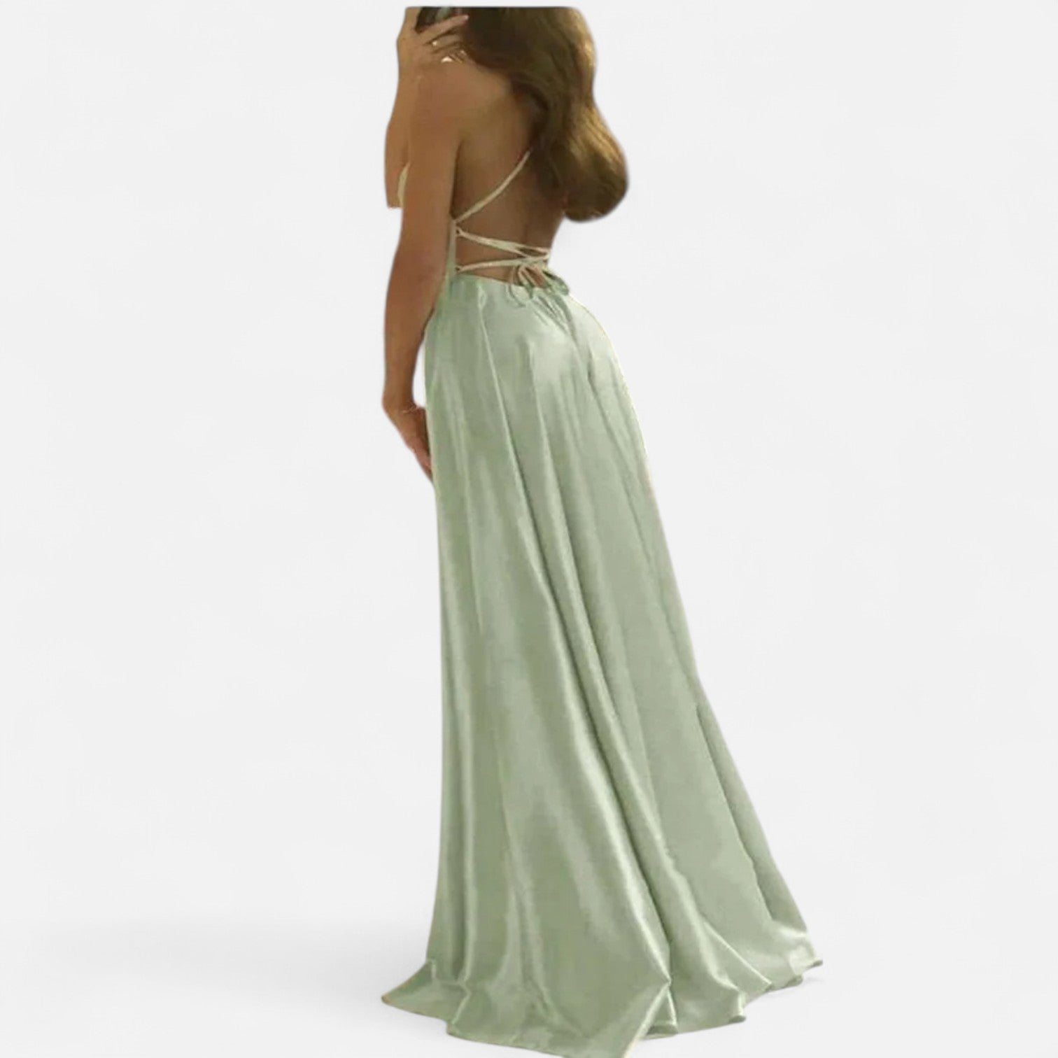 Beth - Women's Wedding Guest Dress Slit Maxi Dress