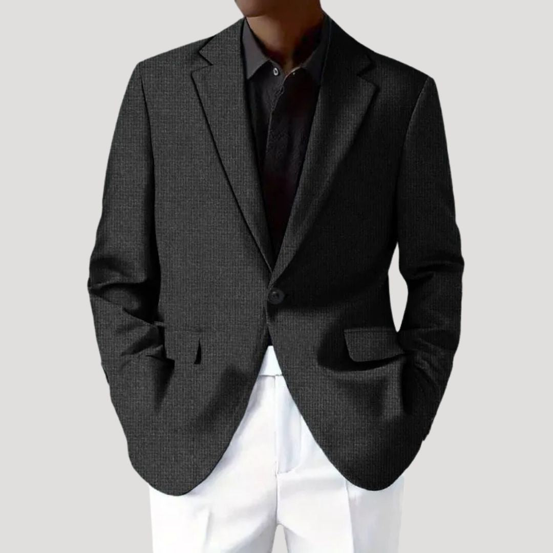 Grant - Men's Textured Tailored Casual Blazer