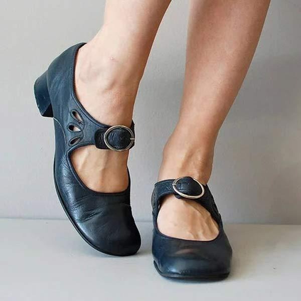 Rebecca - Women's Spring Shoes with Schnallenriemen