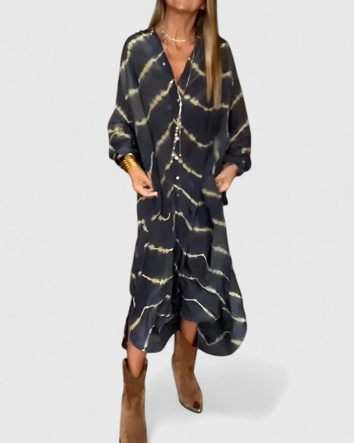 Blake - Women's Batik Shirt Dress