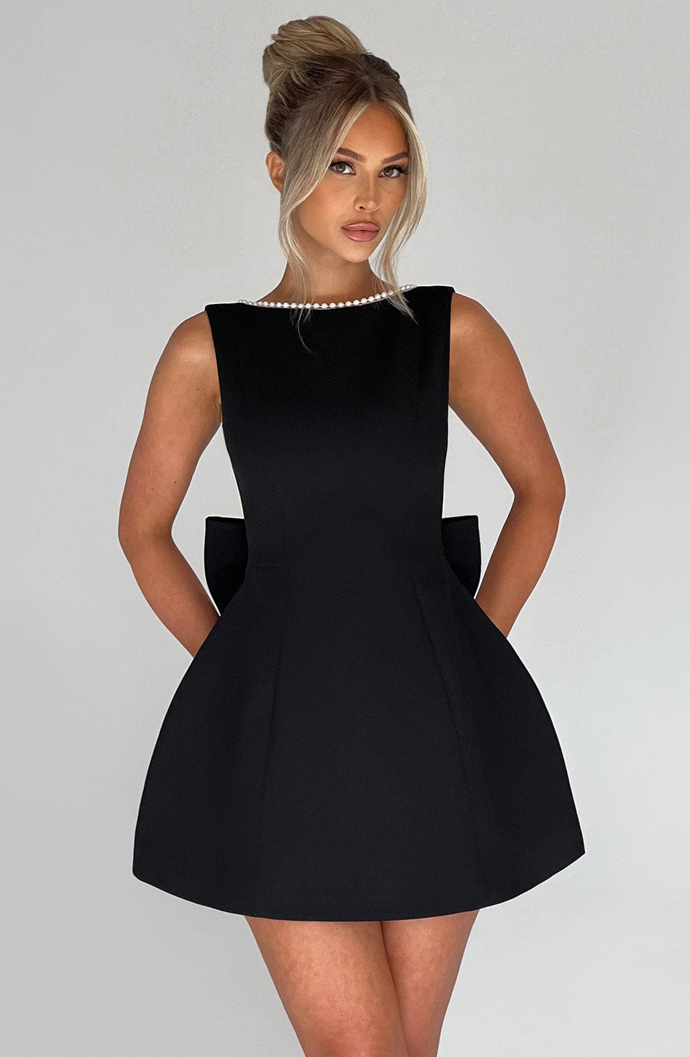 Pamela - Women's Strukturiertes Mini Dress for Wedding Guests