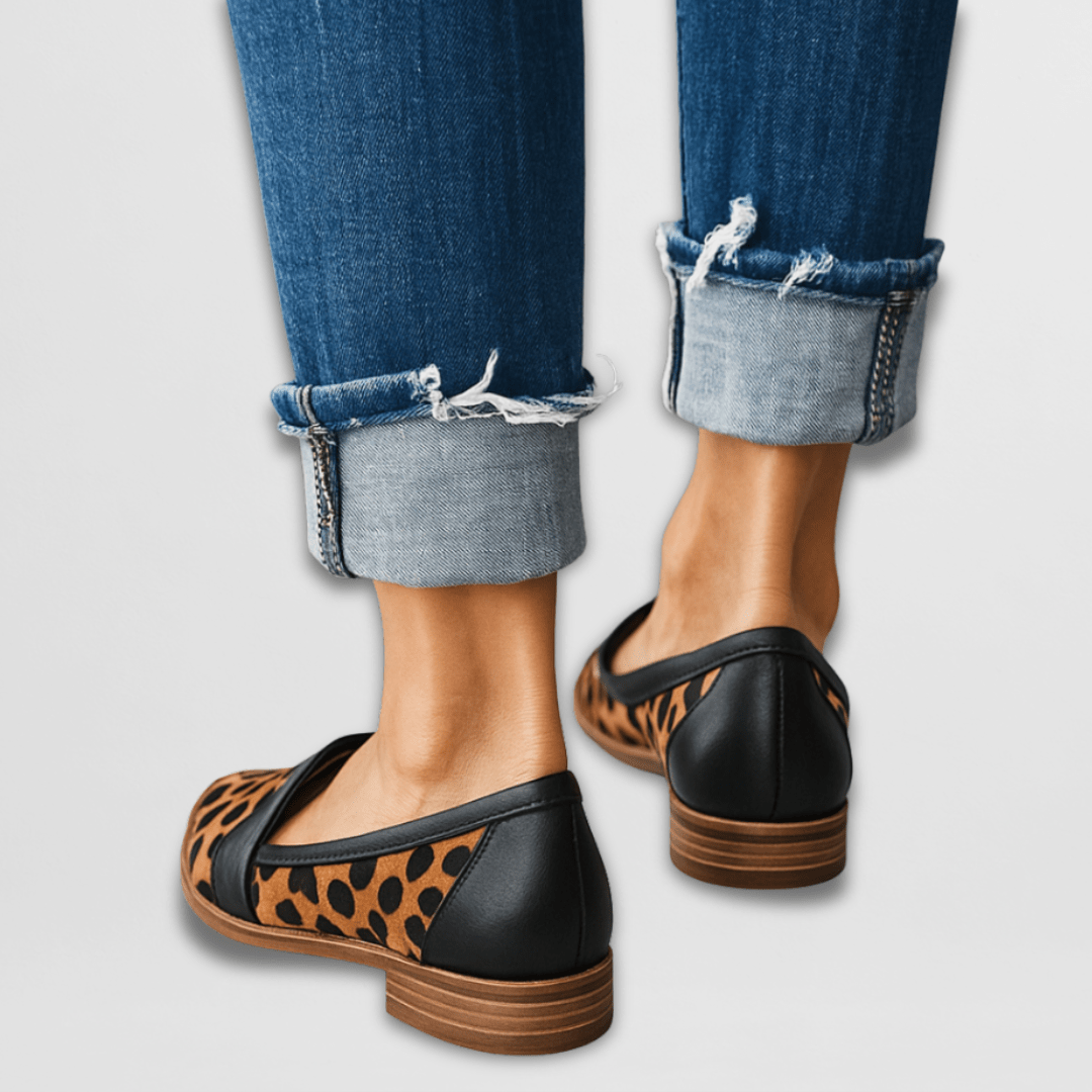Pamela - Women's Spring Spitz Zulaufende Wildleder Loafers