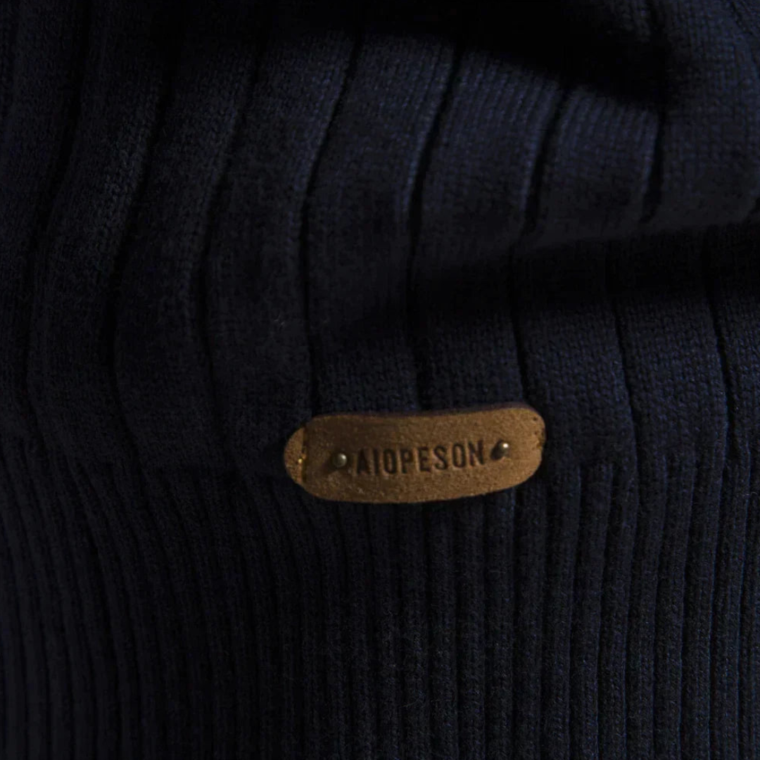 William - Men's Spring Quarter-Zip Long Sleeve Sweater