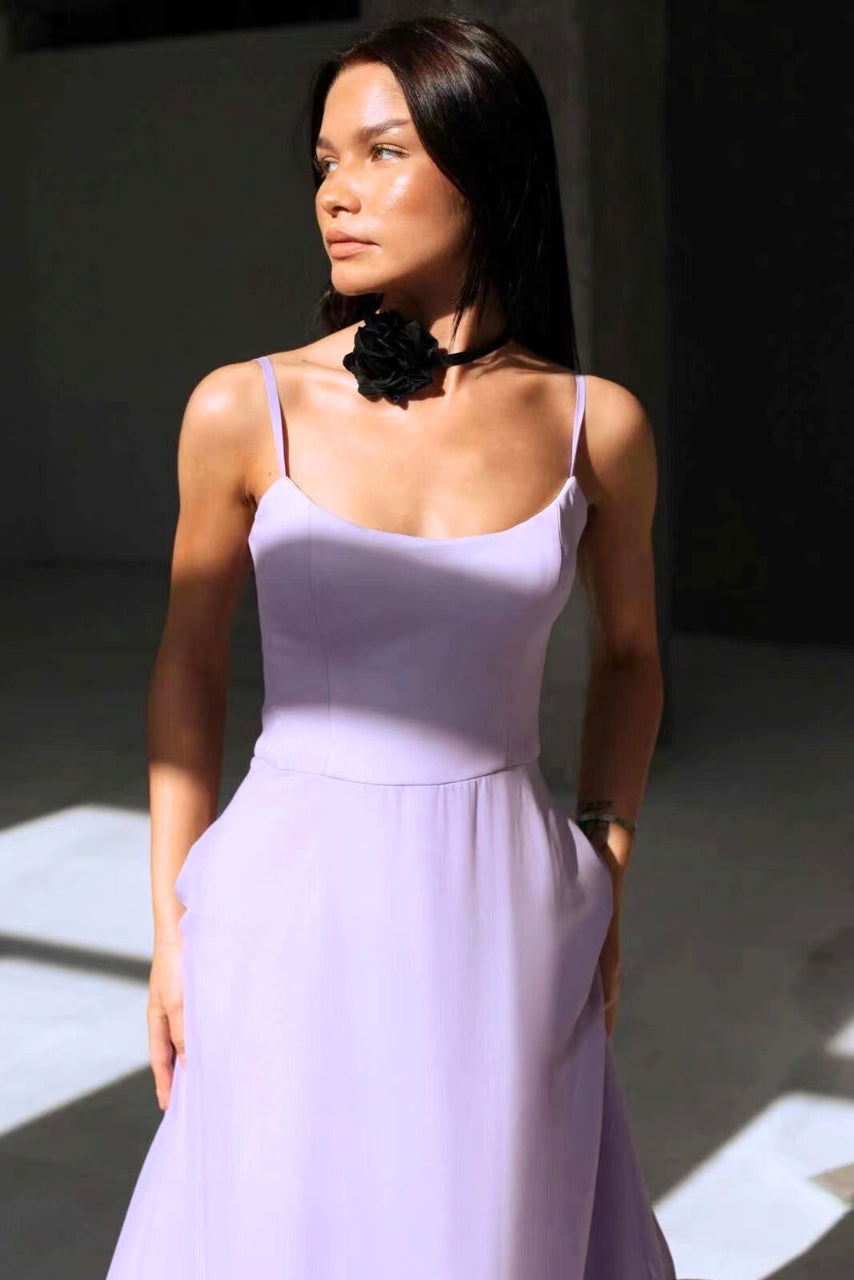 Victoria - Women's elegantes Dress for Wedding Guests with Ruffle Hem