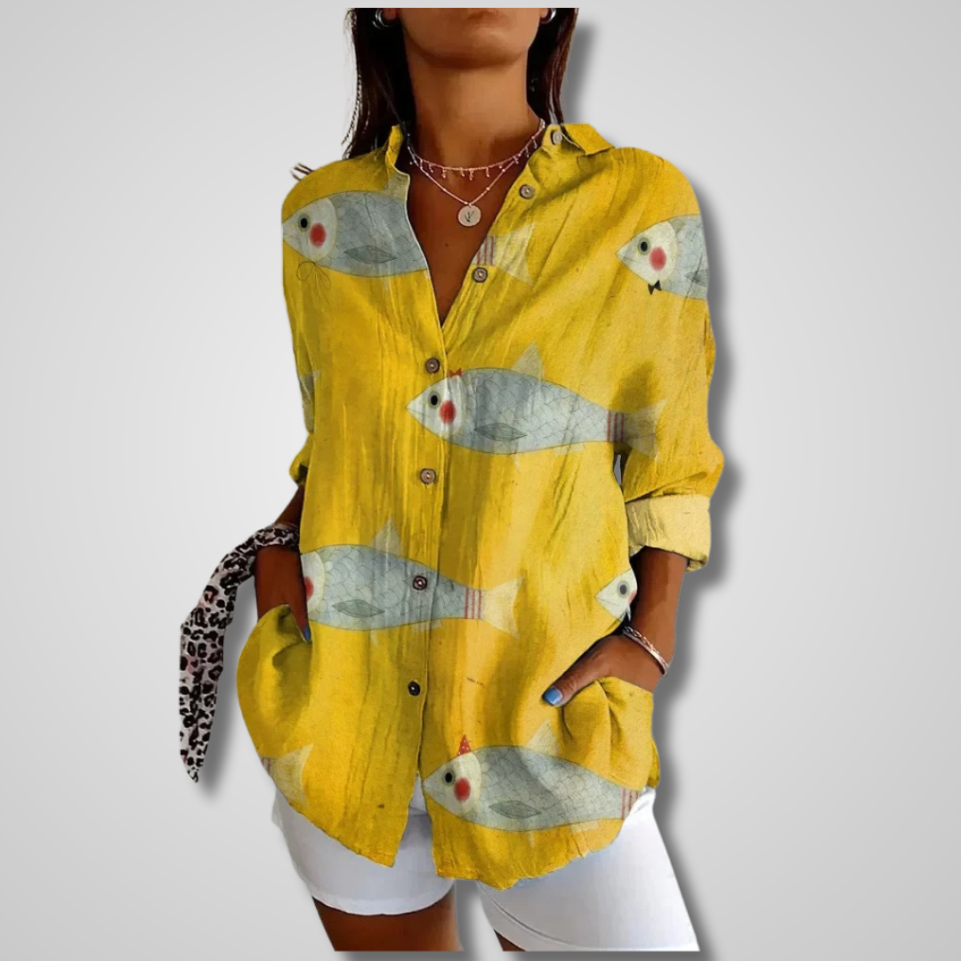 Emma - Women's Summer Vintage Casual Shirt