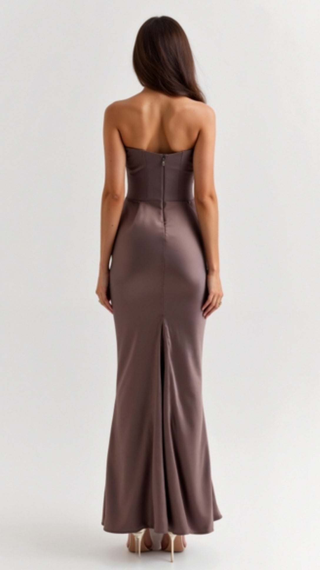Margaret - Women's Column Maxi Dress for Wedding Guests