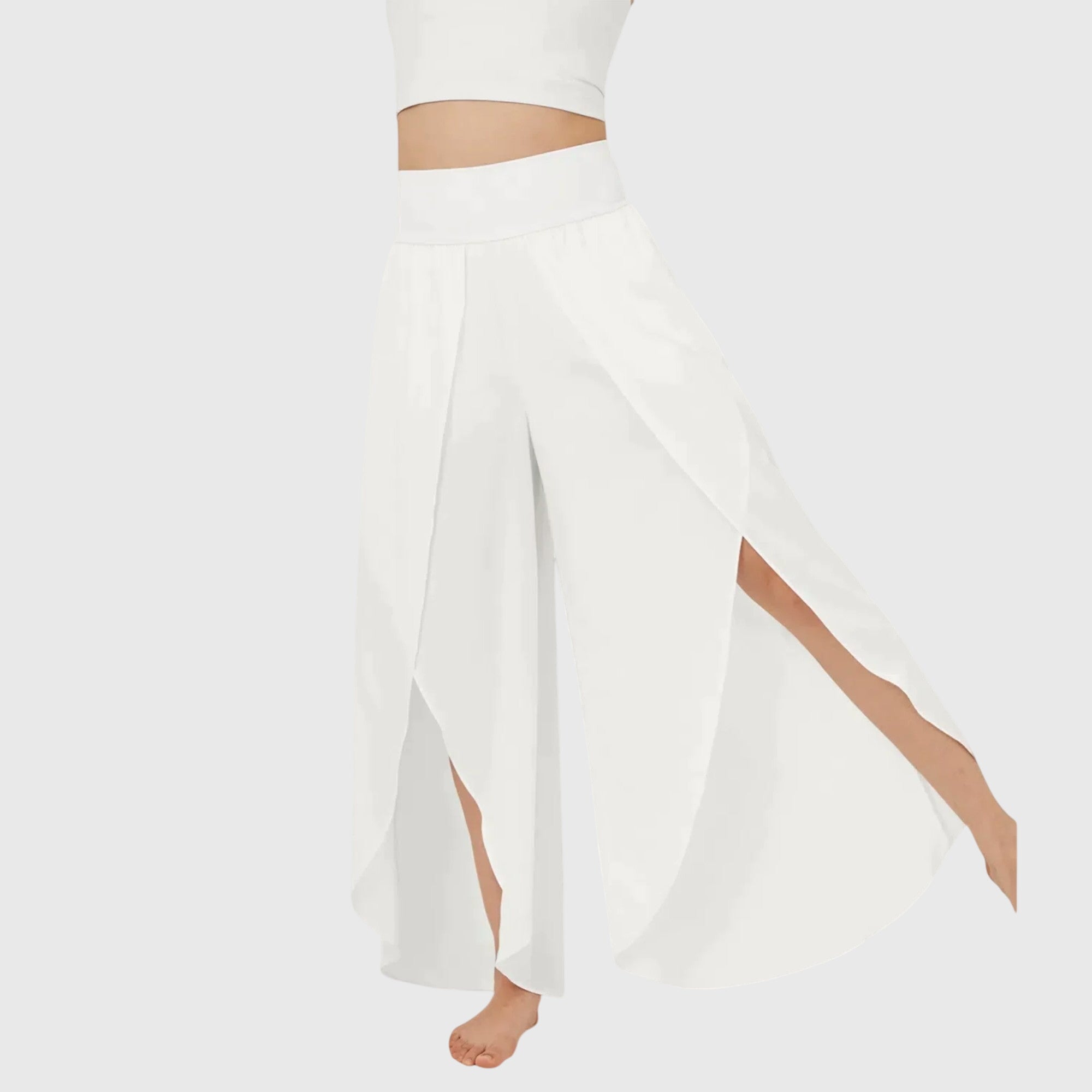 Pamela - Women's Wide geschnittene Boho-Trousers with Schlitzdesign