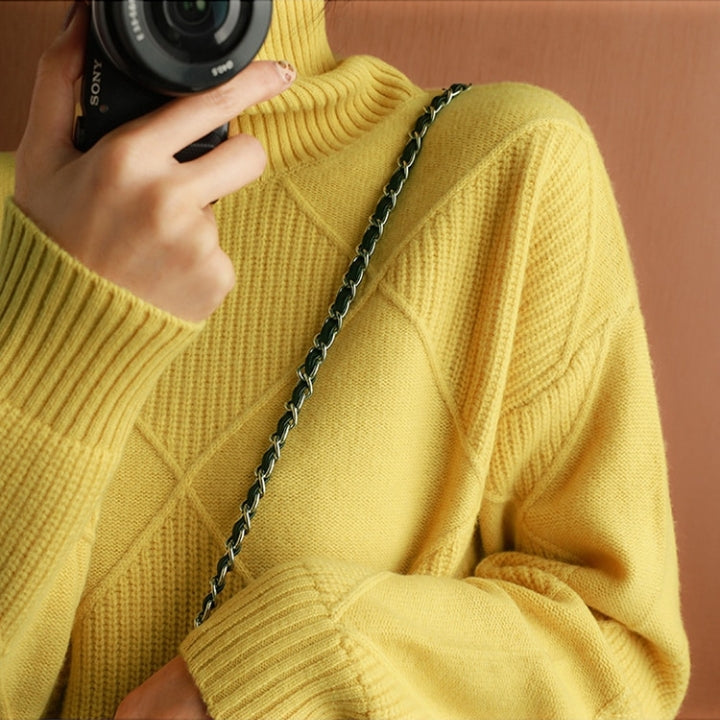 Sharon - Cosy Cable Knit Turtleneck Sweater