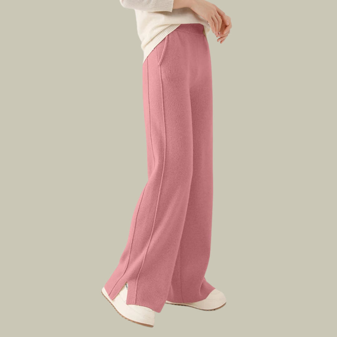 Freya - Relaxed Geschnittene Strickhose for Women's