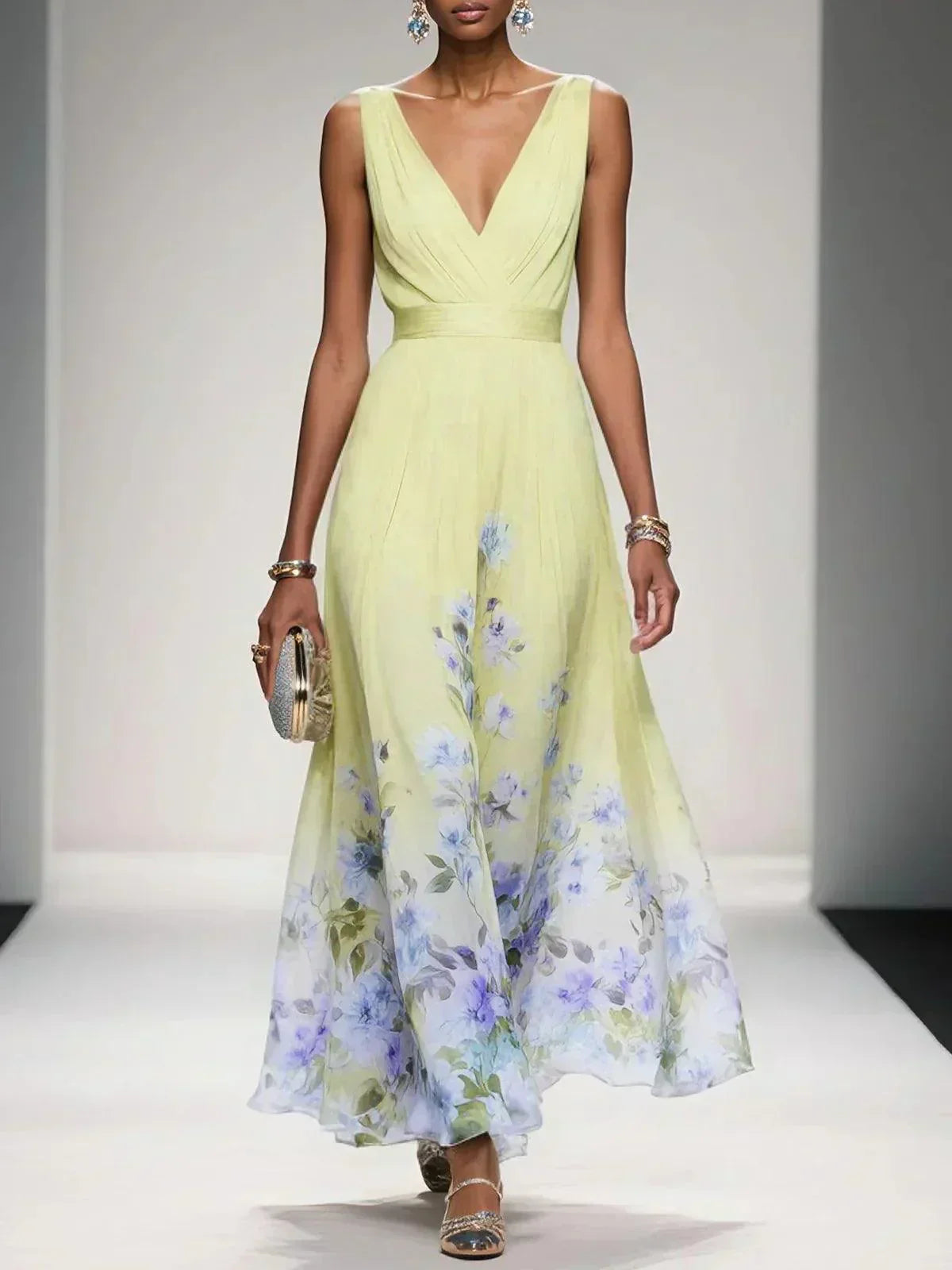 Poppy - Women's Floral Print Dress for Wedding Guests
