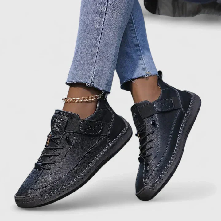 Rachel - Women's Relaxed Chic Comfortable Lace-Up Sneakers