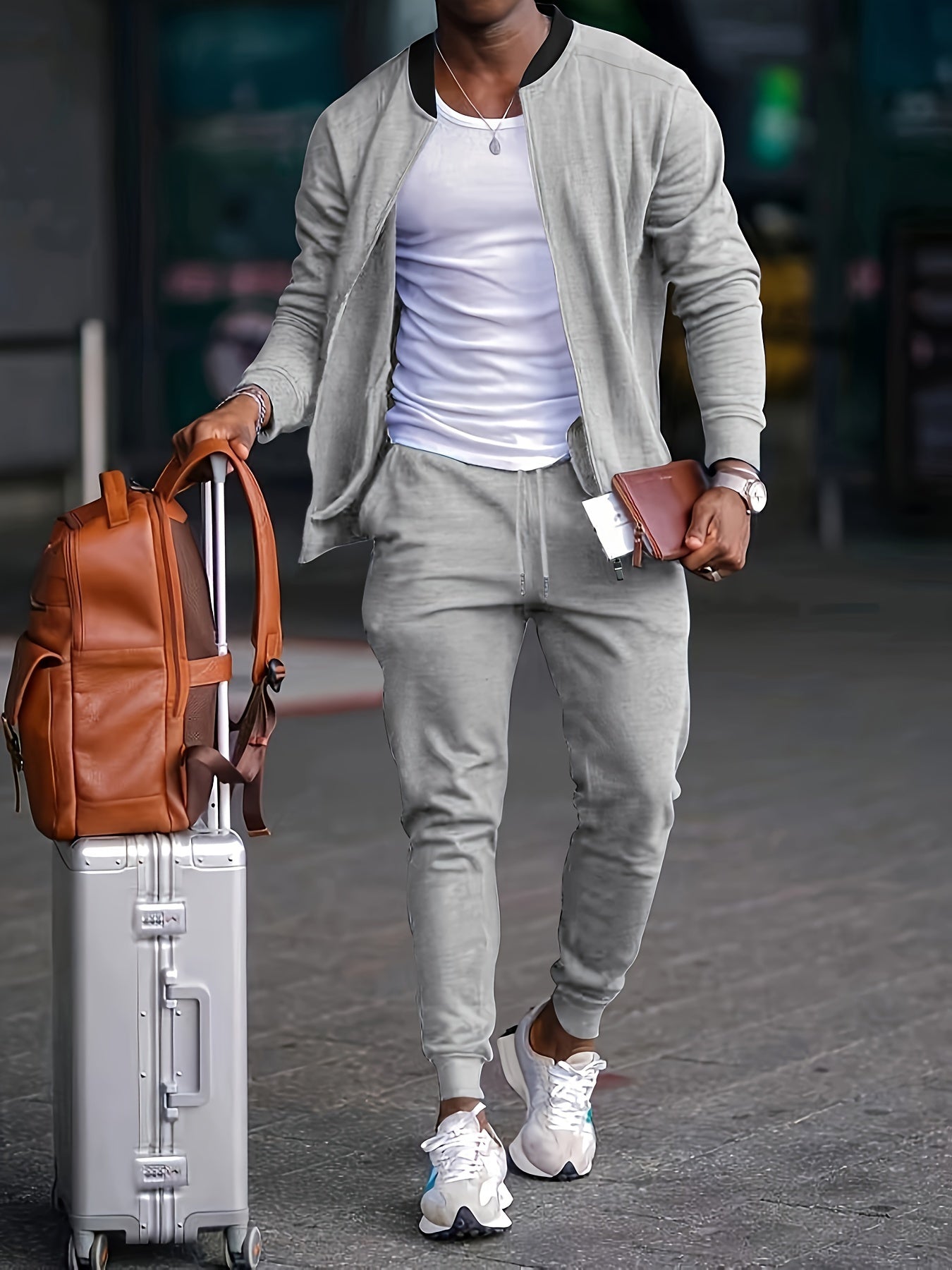 Daisy - Men's Casual-Jogger-Trainingsanzug-Set