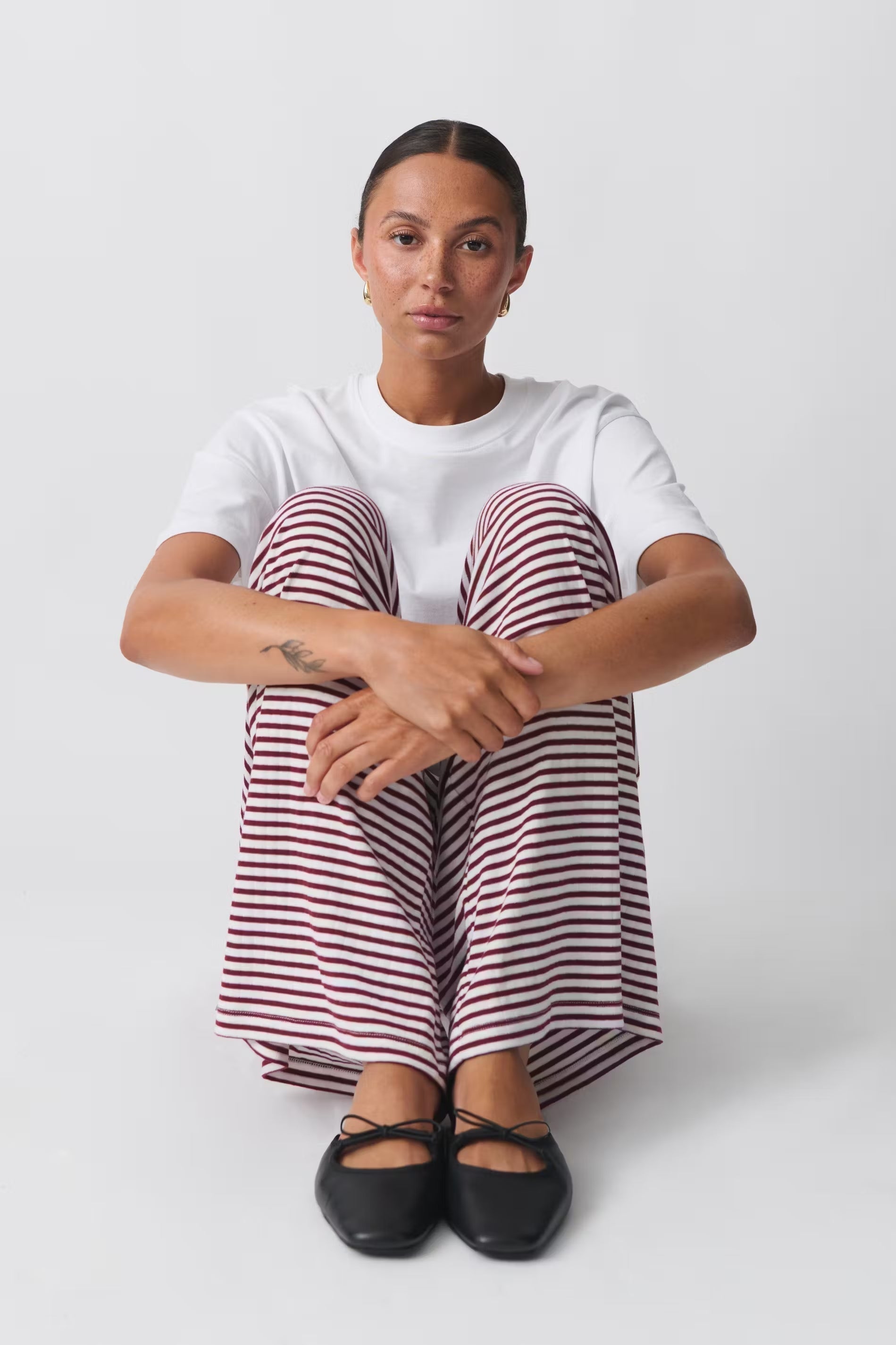 Florence - Women's Spring-Gestreifte Relaxed-Trousers