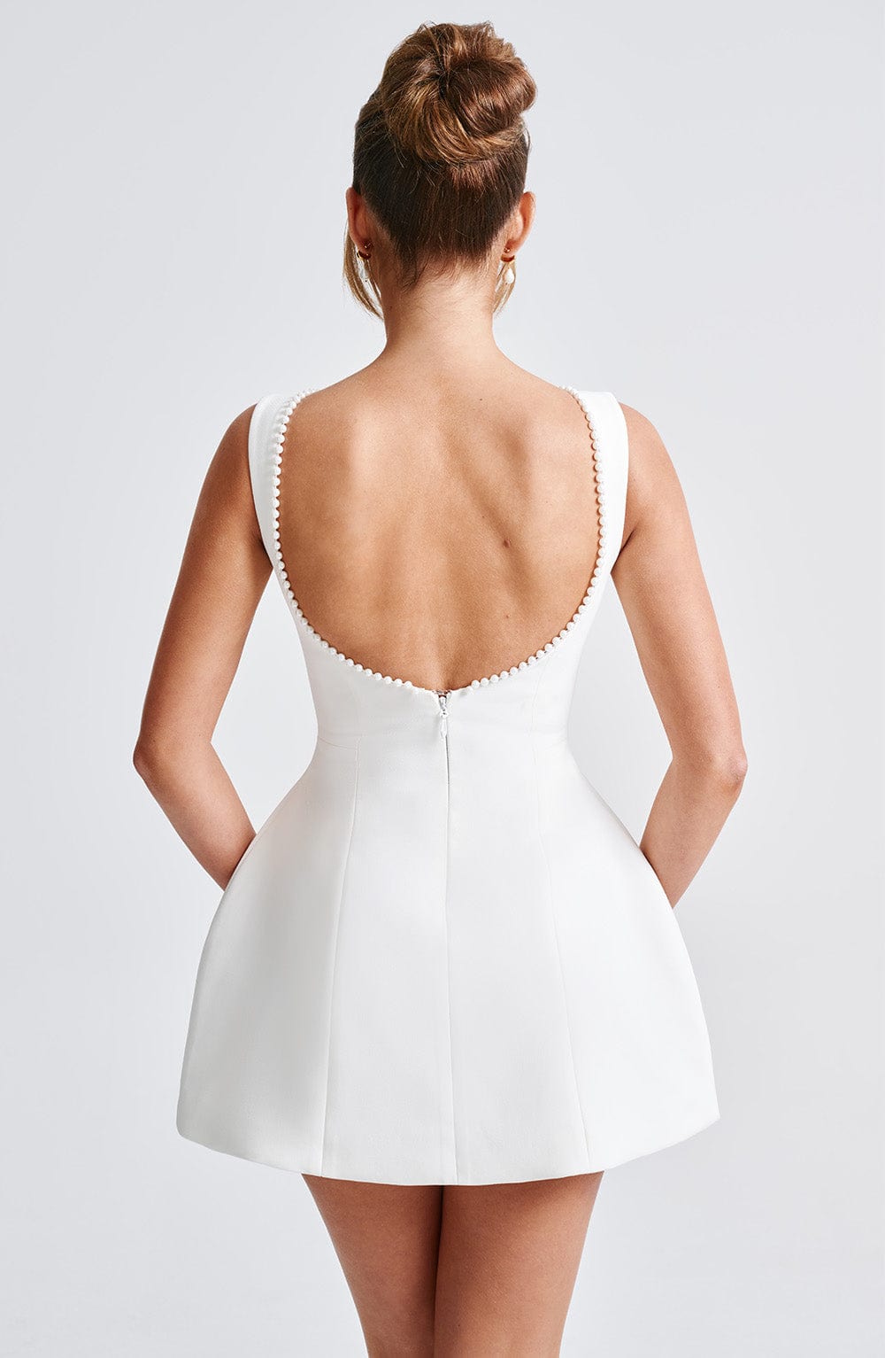 Amber - Women's Wedding Guest Strukturiertes Mini Dress
