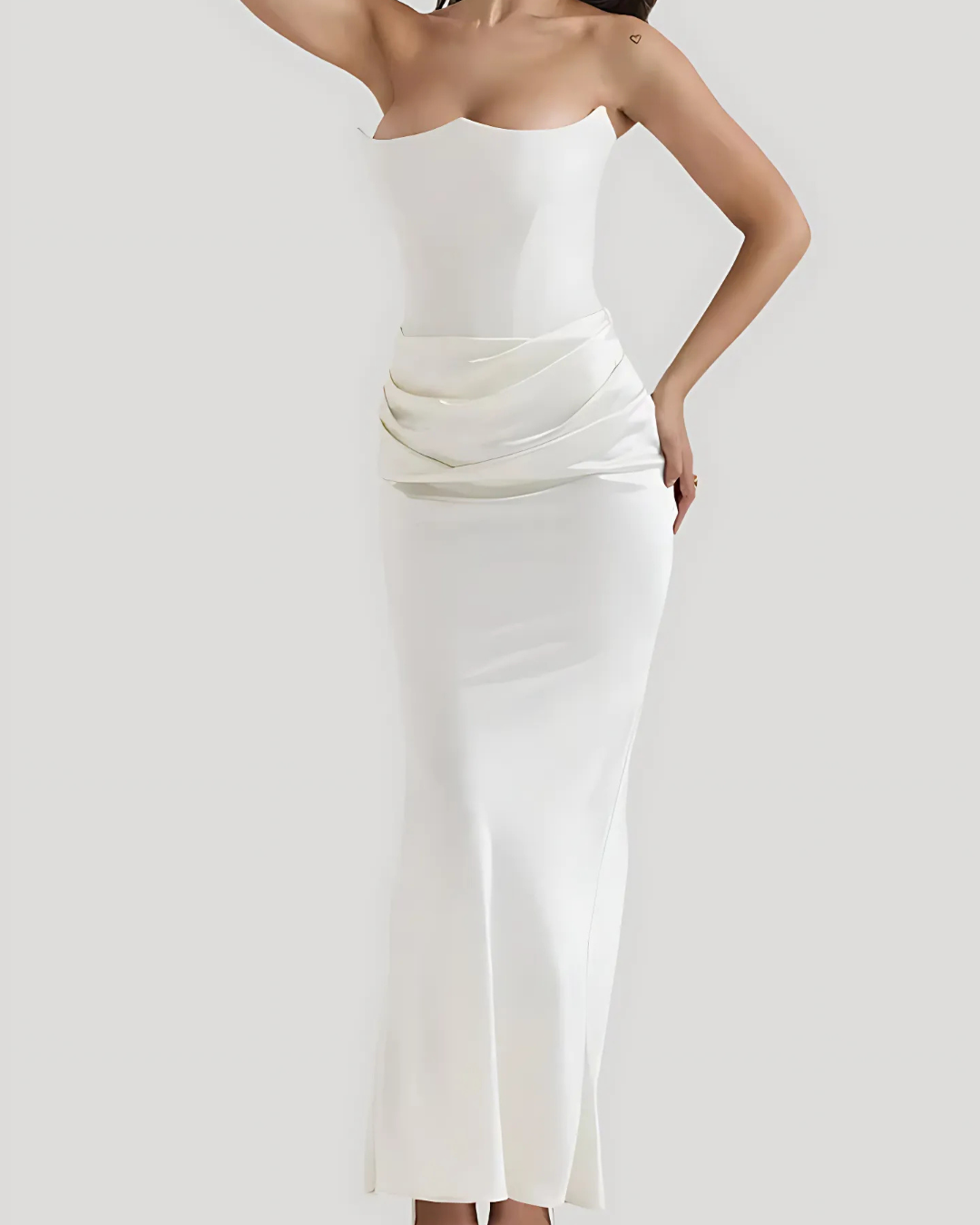 Ruby - Drapiertes Maxi Dress for Wedding Guests Women's