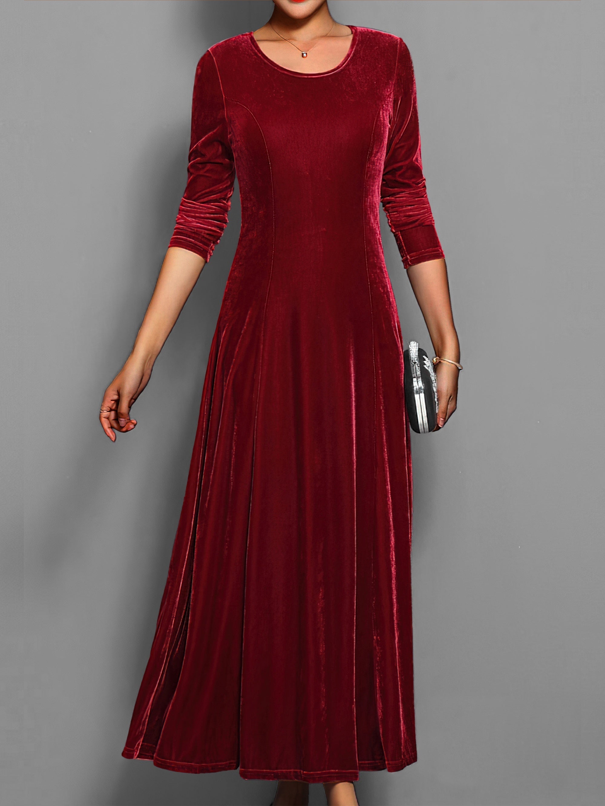Joanna - Women's Slim Fit-Dress in voller Length for besondere Occasions