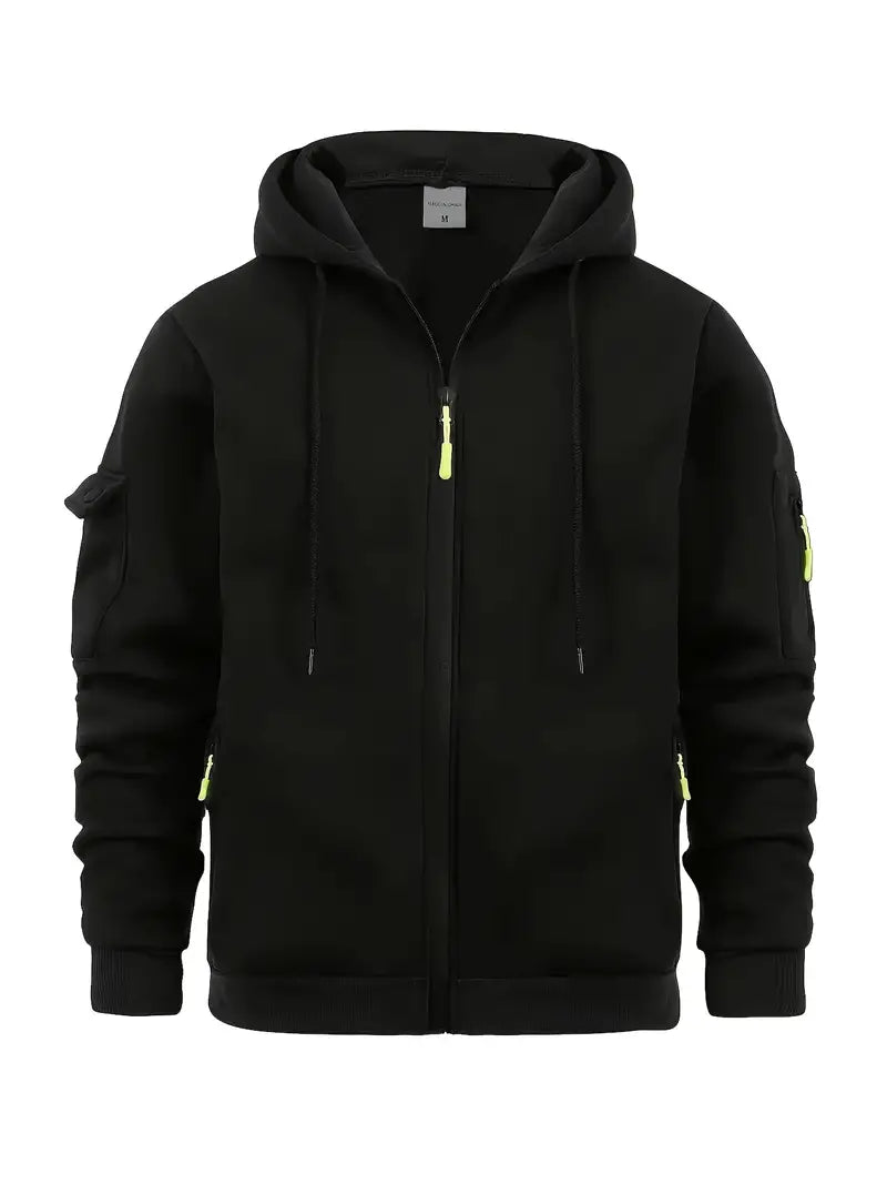 Dylan - Men's Modern Full Zip Hoodie with Pockets