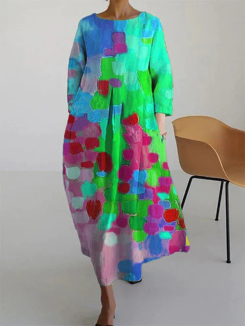 Lauren - Women's Summer Floral Maxi Dress