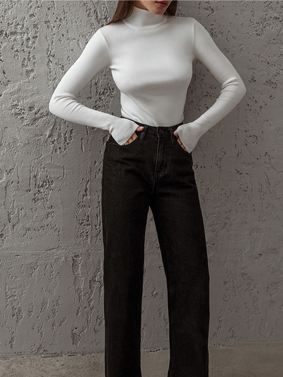 Phoebe - Women's Spring Comfortable Mock-Neck Top