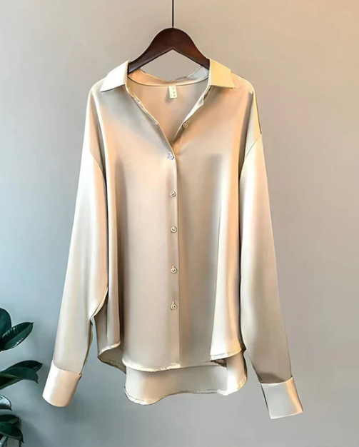 Lorraine - Women's Classic Elegant Button-Down Blouse