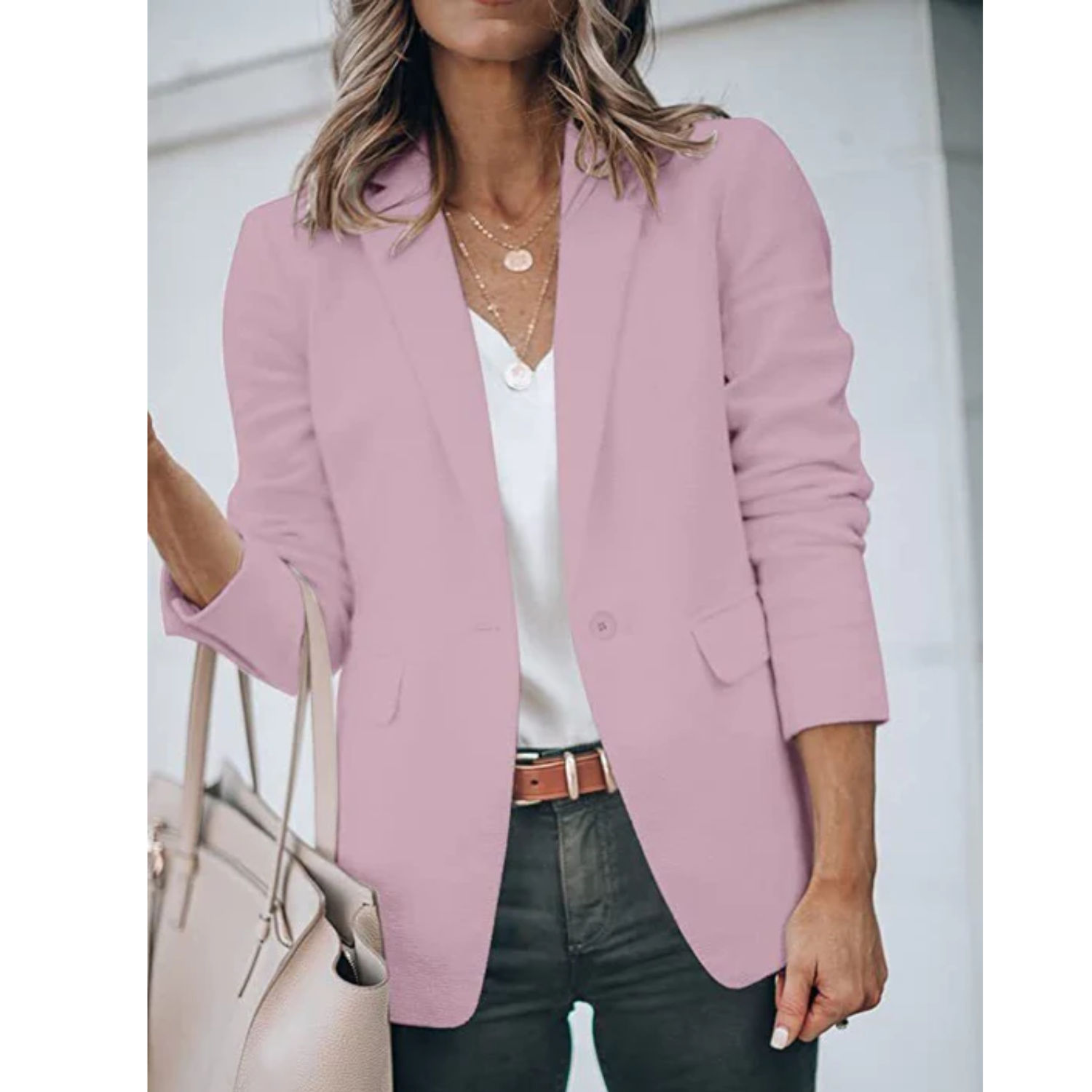 Reese - Women's Casual-Office Blazer with offenem Cut