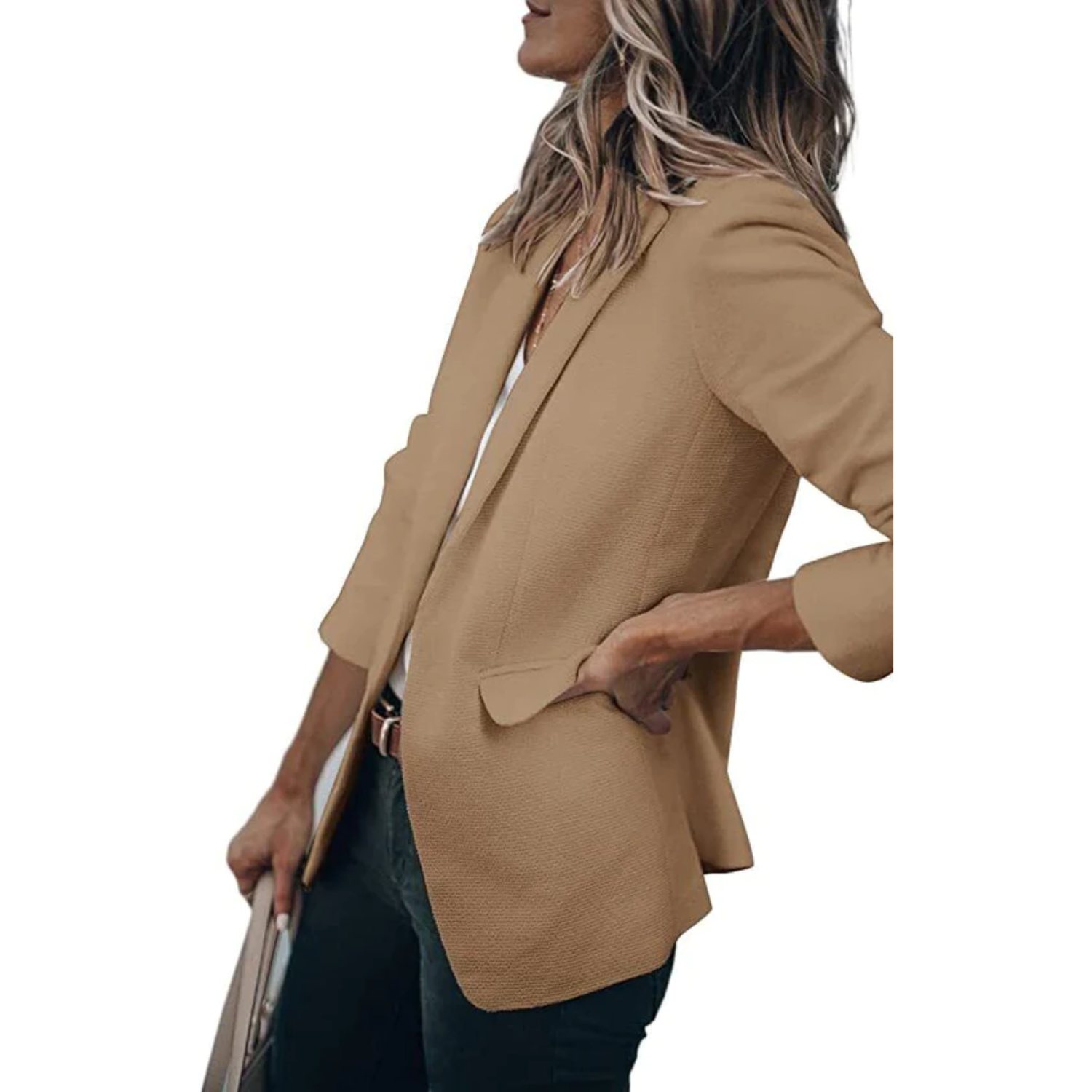 Reese - Women's Casual-Office Blazer with offenem Cut