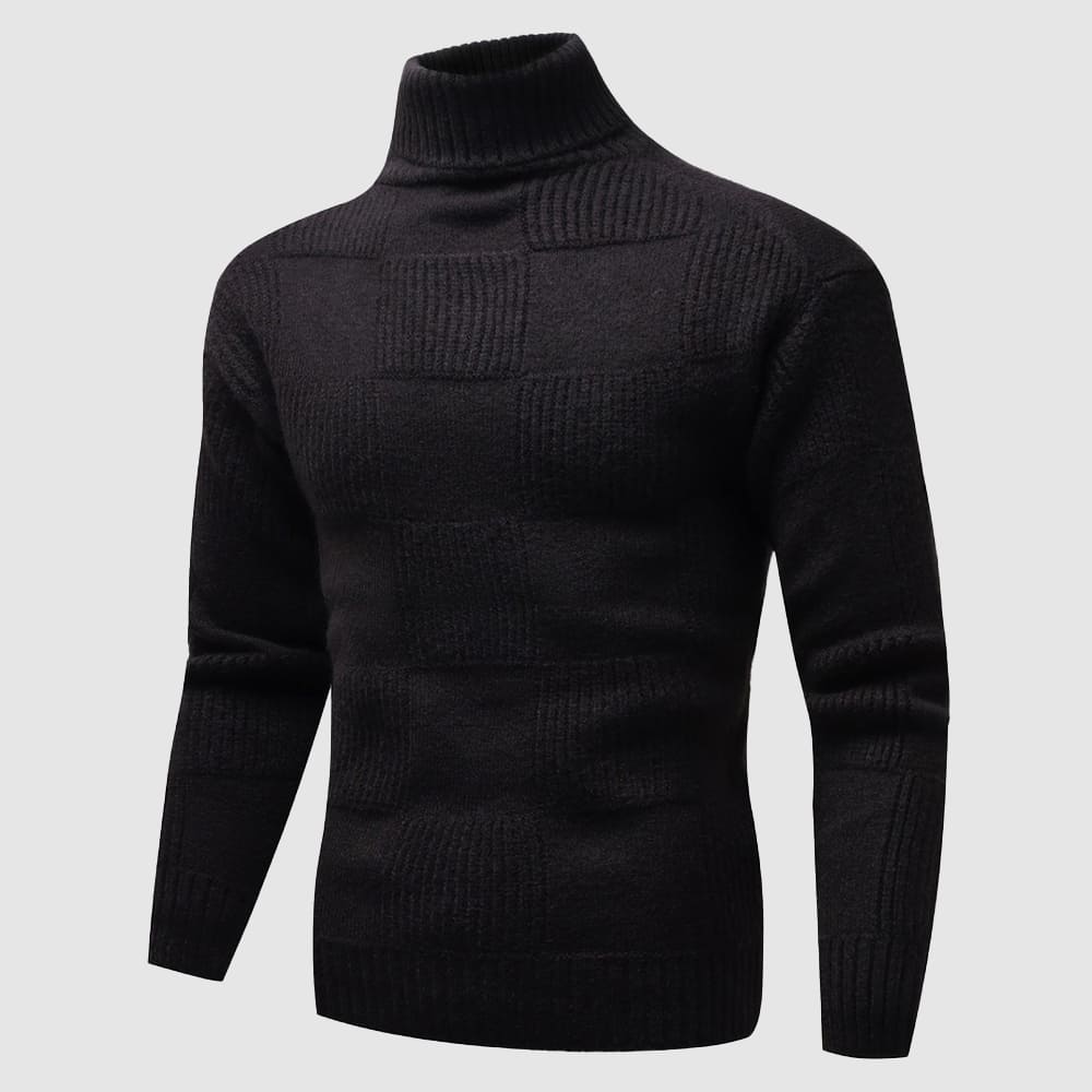 Isla - Men's Spring Form-Fitting Turtleneck Sweater