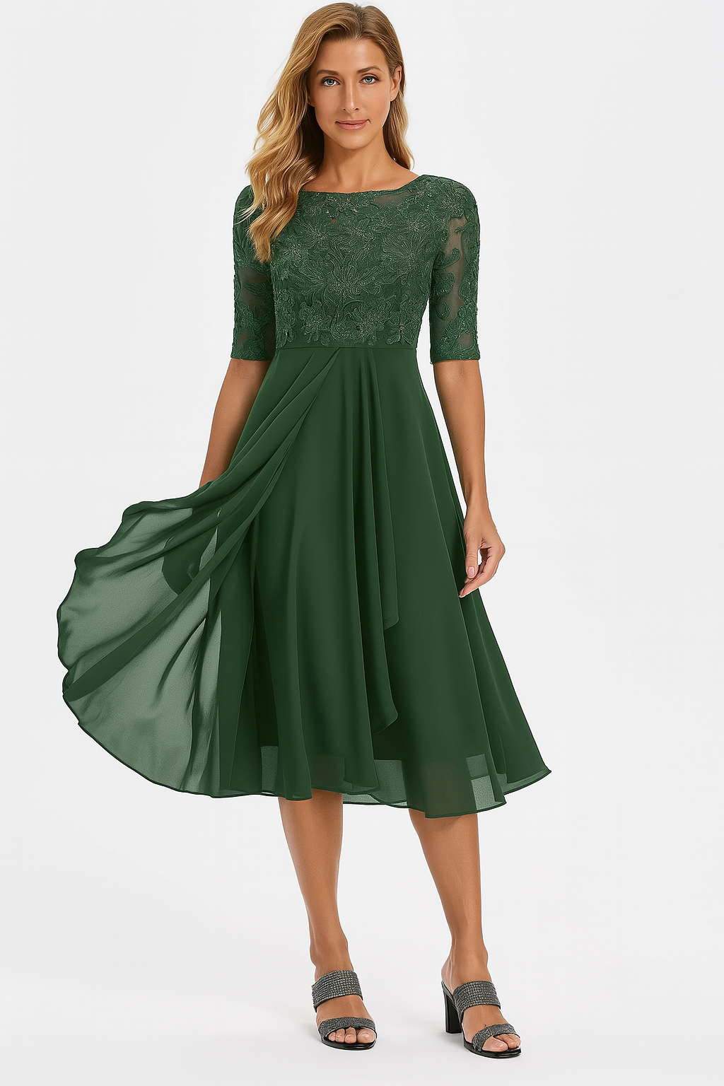 Beth - Women's Summer A Linie Midi Dress
