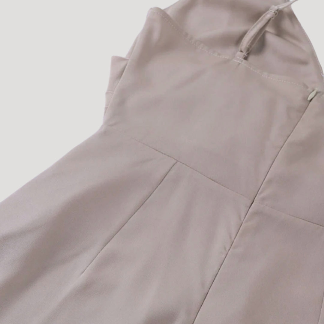 Deborah - Women's Maxi Dress with Slit for Wedding Guests