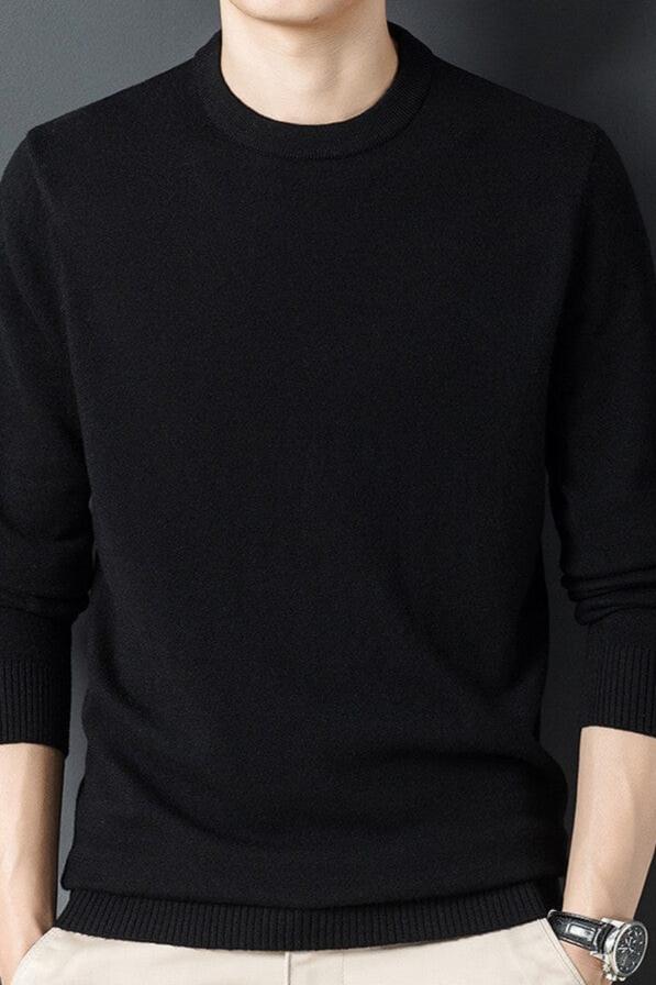 Oscar - Men's Warm Casual Long Sleeve-Sweater