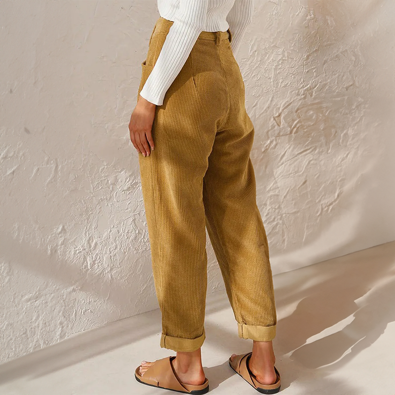Valerie - Women's High Waist Wide Leg Trousers