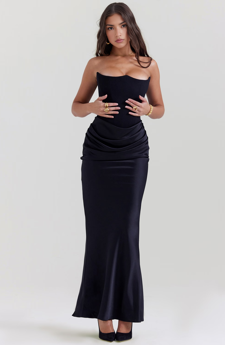 Harriet - Women's Langes Bodycon-Dress for formal Wedding Guests